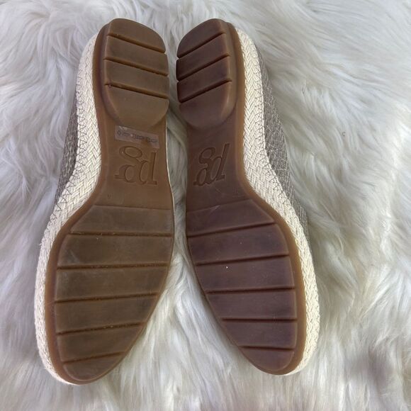 Paul Green Layla Tan Woven Slip On Loafers Sz 6.5 - Picture 4 of 8